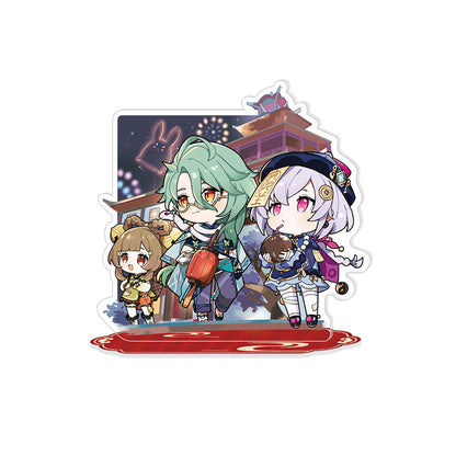 Genshin Impact Lantern Rite chibi acrylic standee first day celebration design