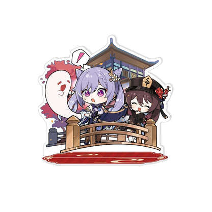 Genshin Impact Lantern Rite chibi acrylic standee fourth day festive design