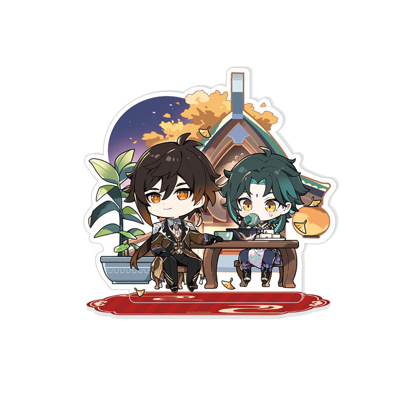Genshin Impact Lantern Rite chibi acrylic standee fifth day lantern rite scene