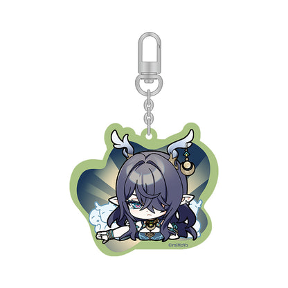 Genshin Lauma Q Version Expression Series acrylic keychain official merchandise chibi character charm