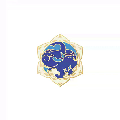 Genshin Impact Layla Akademiya metal badge
