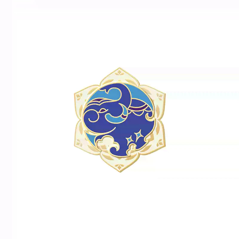 Genshin Impact Layla Akademiya metal badge