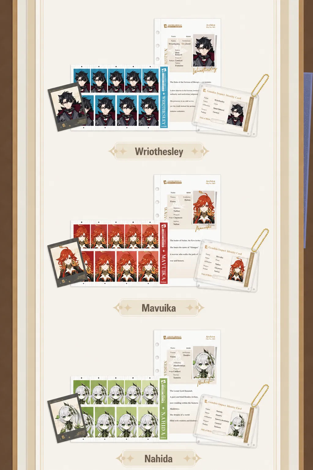 Lightbox Chronicles Series Acrylic ID Card Holder Details