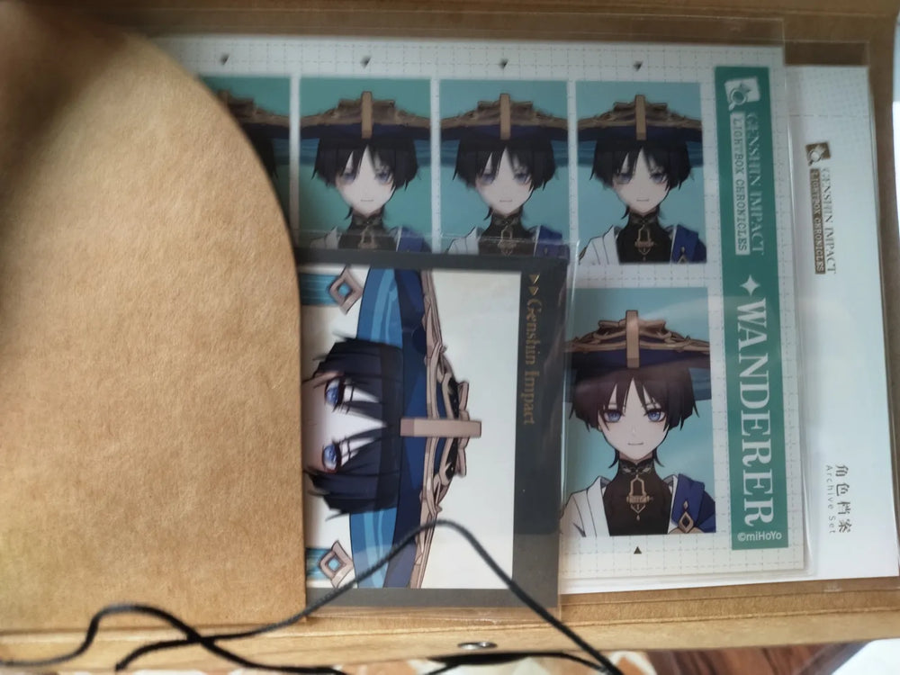 Genshin Impact Lightbox Chronicles Conjunto de Arquivo