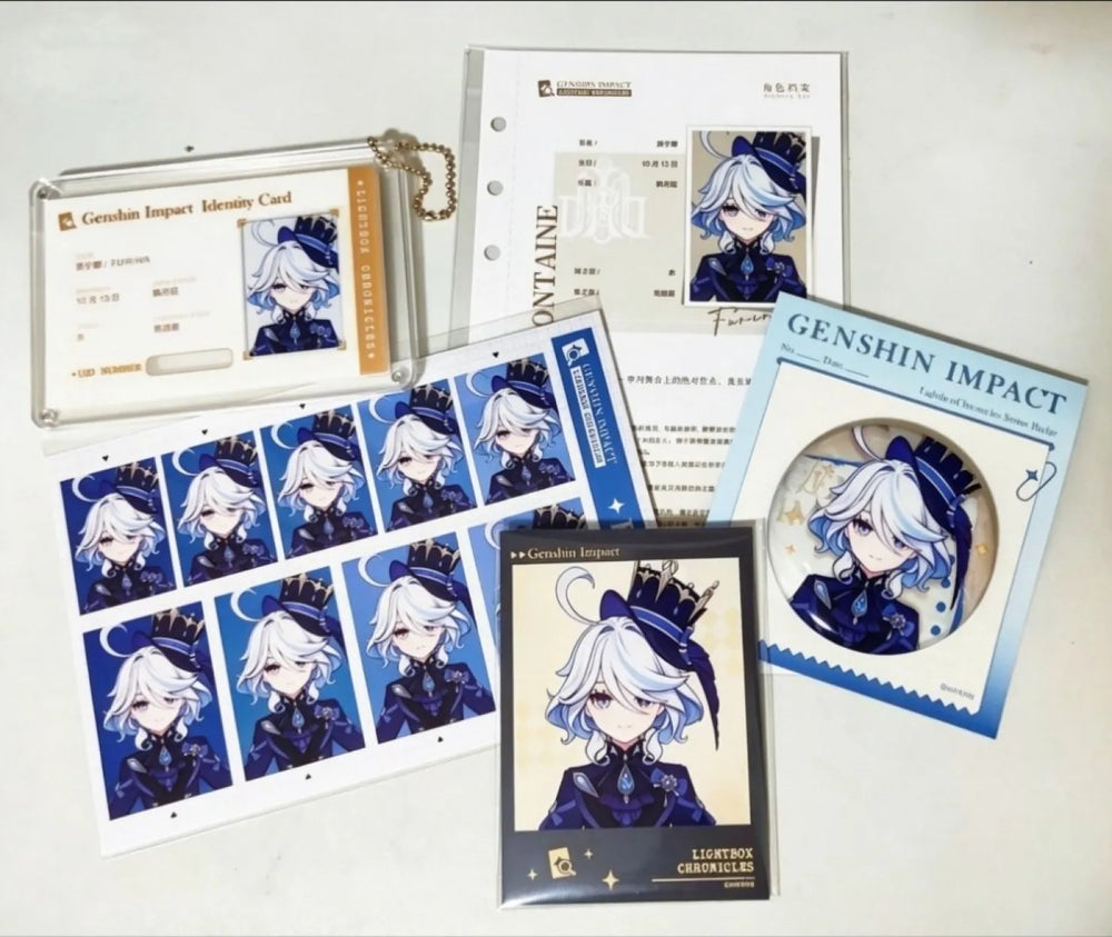 Genshin Impact Lightbox Chronicles Conjunto de Arquivo