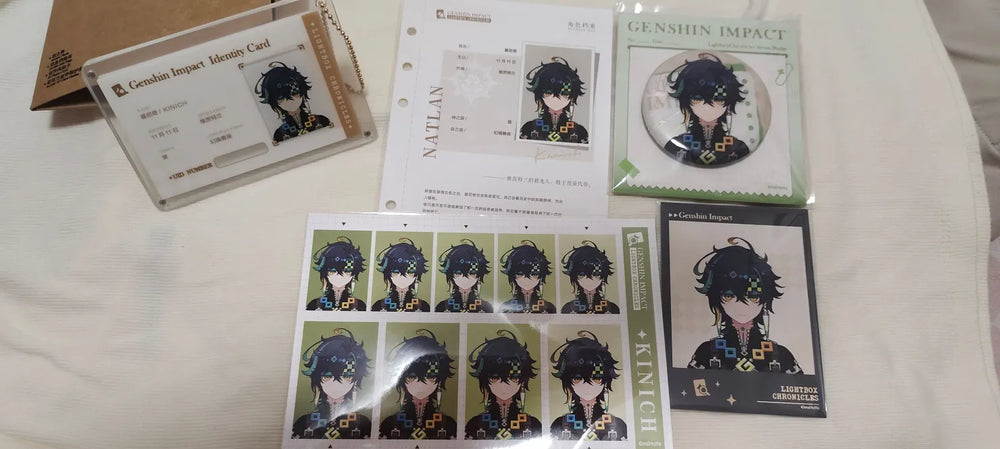 Genshin Impact Lightbox Chronicles Conjunto de Arquivo