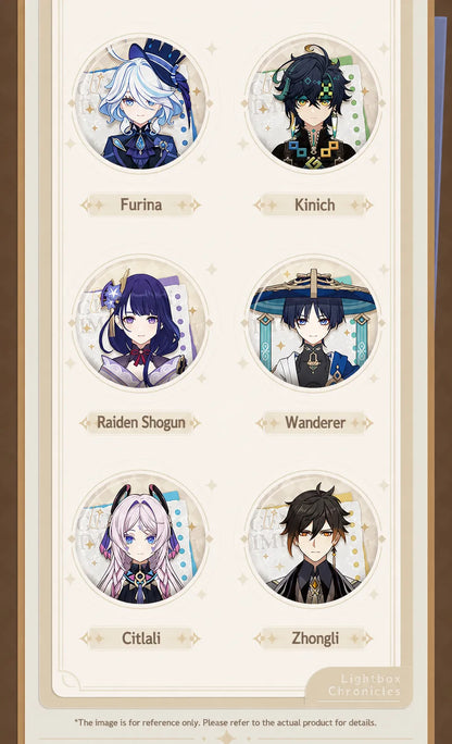 Lightbox Chronicles Series Character Badge Showcase Part 3
