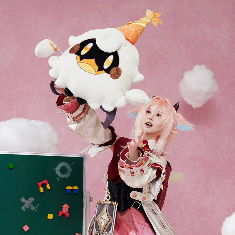 Linnea companion Lumi plush pillow with soft fabric and character details