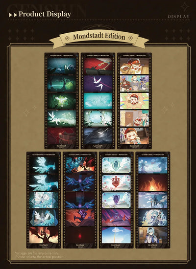 Genshin Impact Liyue bookmark scenes mountains harbor and geo themed visuals