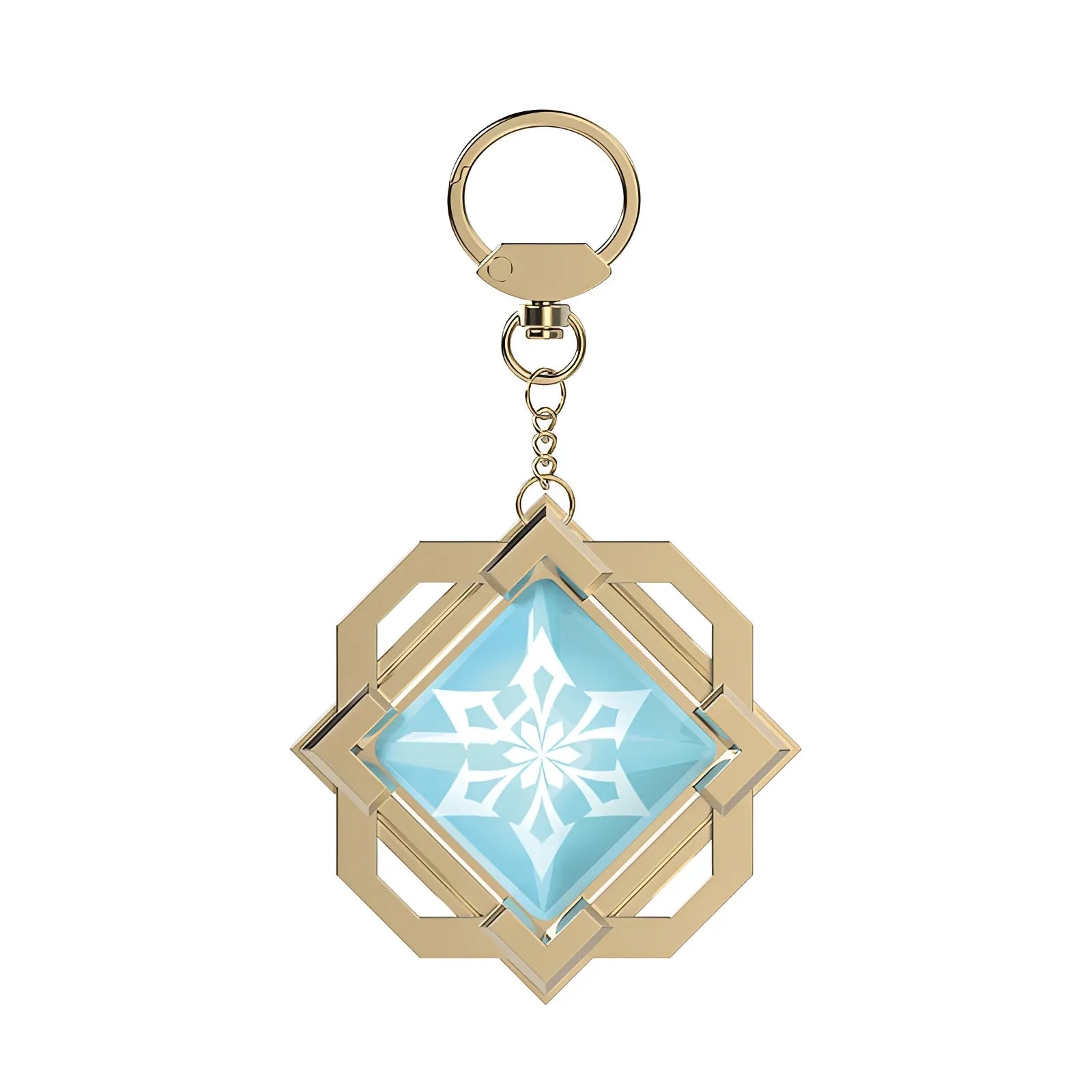 Genshin Impact Liyue Cryo vision keychain ice element accessory