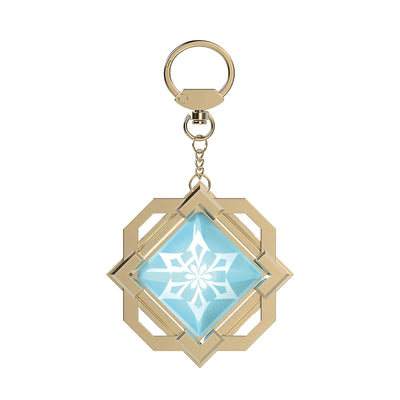 Genshin Impact Liyue Cryo vision keychain ice element accessory