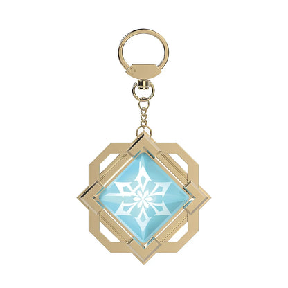 Genshin Impact Liyue Cryo vision keychain ice element accessory