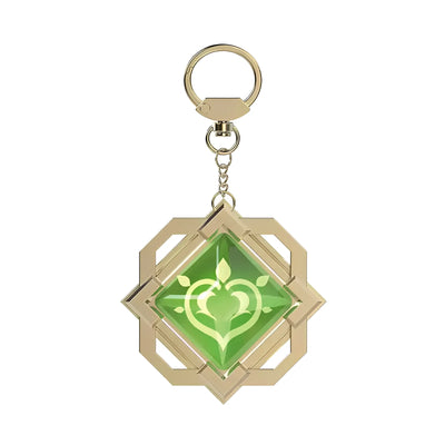Genshin Impact Liyue Dendro vision keychain nature element accessory