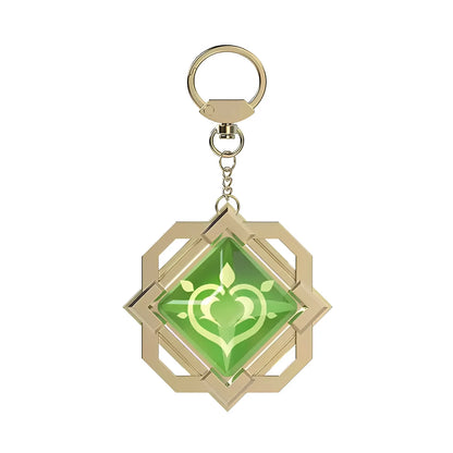Genshin Impact Liyue Dendro vision keychain nature element accessory