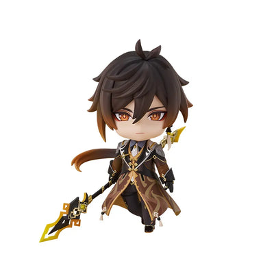 Genshin Impact Zhongli Nendoroid Figure on white background