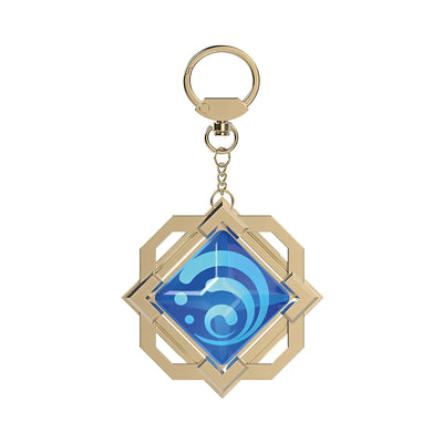 Genshin Impact Liyue Hydro vision keychain water element accessory