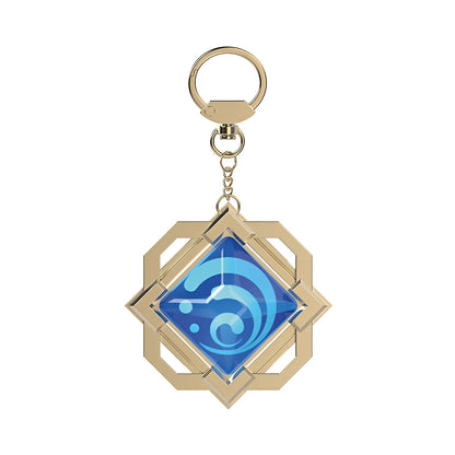 Genshin Impact Liyue Hydro vision keychain water element accessory