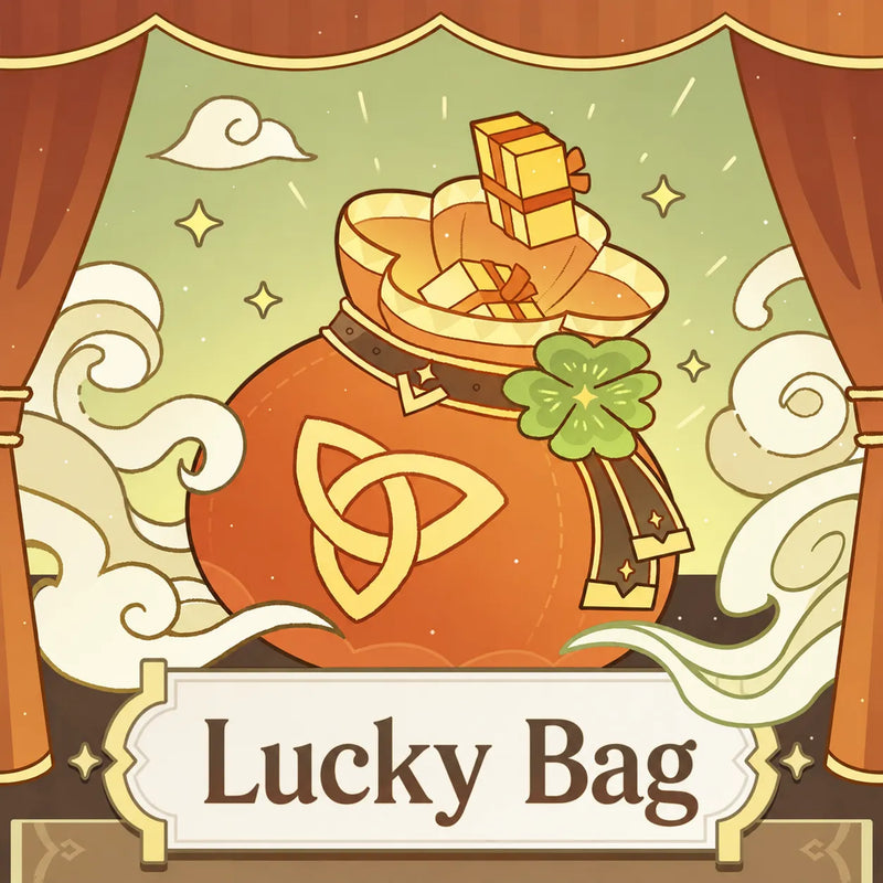 Lucky bag information and FES Series Aranara T-shirt options