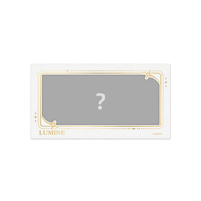 Genshin Impact Lumine paper photo card blind pack from The Untraveled Path Series collection