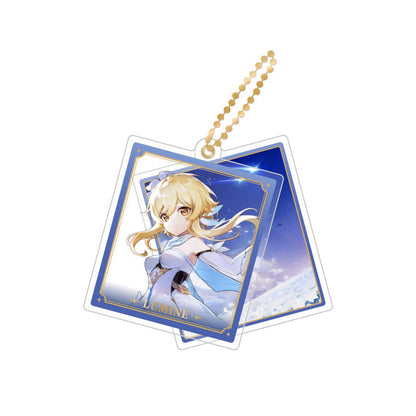 Genshin Impact Lumine rotating double-sided acrylic keychain