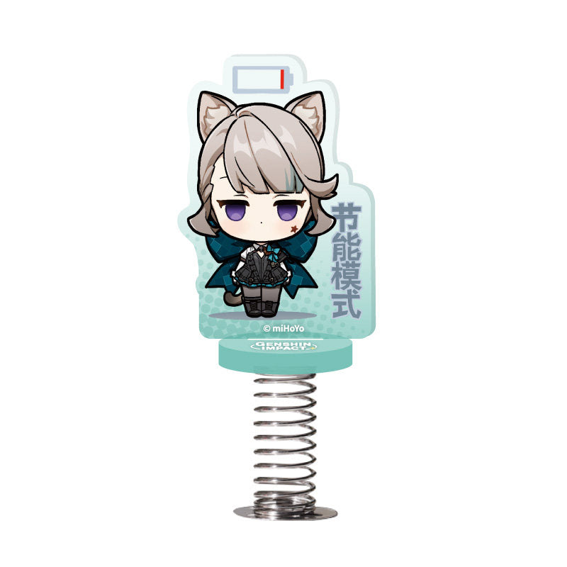genshin impact lynette q version emoji bobble standee front view