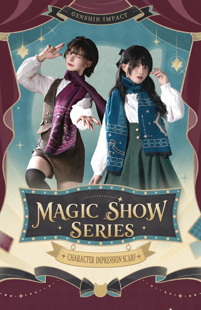 Genshin Impact Lyney and Lynette Magic Show Series scarf product details