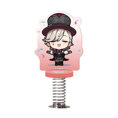 genshin impact lyney q version emoji bobble standee front view