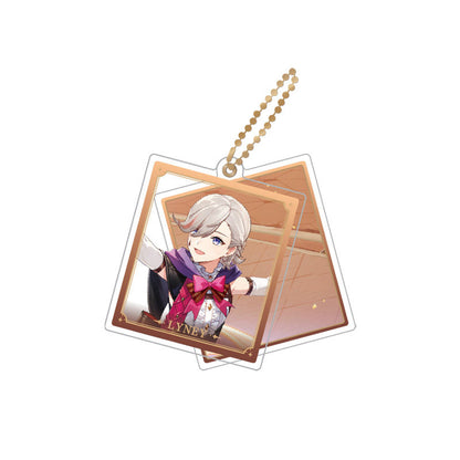 Genshin Impact Lyney rotating double-sided acrylic keychain