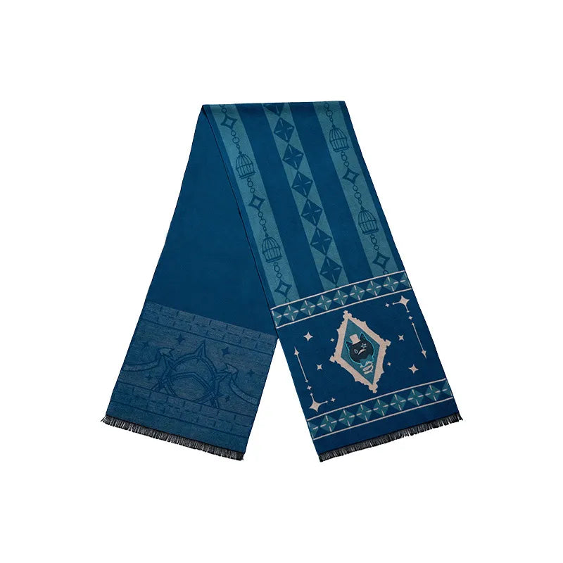 Genshin Impact Magic Show Series Lynette character scarf on white background