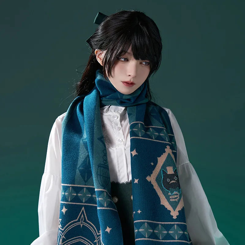 Genshin Impact Magic Show Series Lyney and Lynette character scarves