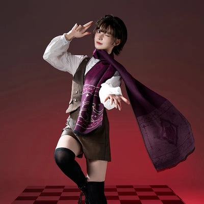 Magic Show Series character scarves featuring Lyney and Lynette designs
