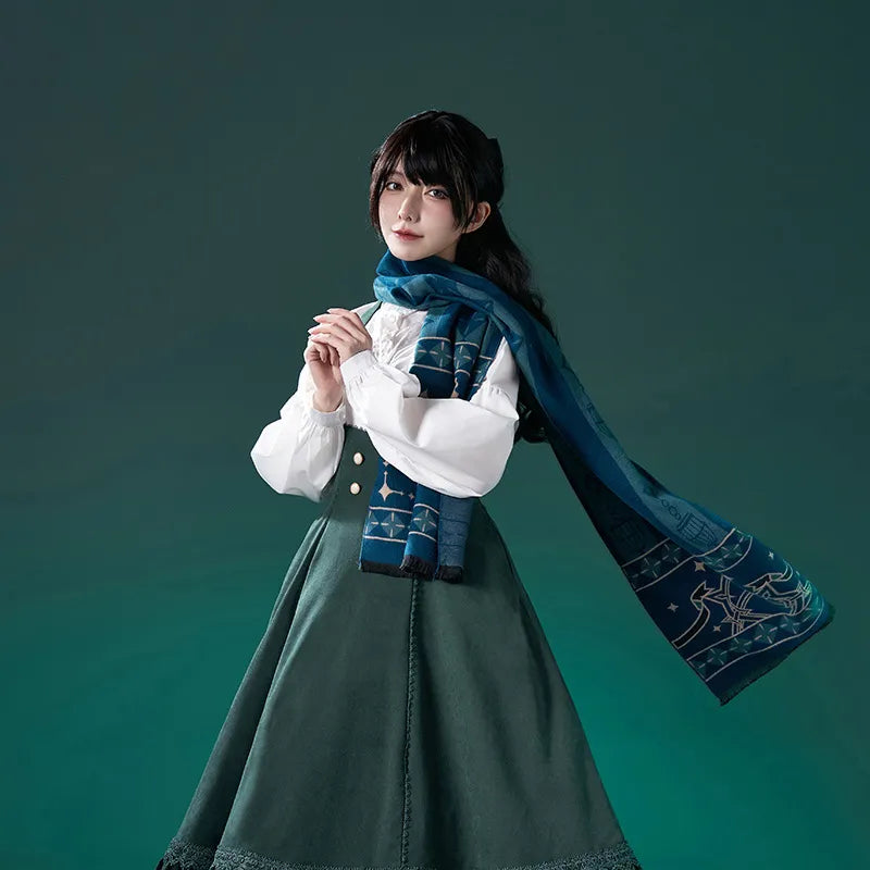 Genshin Impact Magic Show Series Lyney and Lynette character scarf product display
