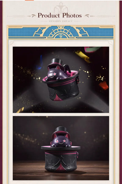 Genshin Impact Magic Trick Series Lyney themed toy product atmosphere scene