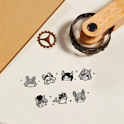 Genshin Melusine roller stamp set real shot