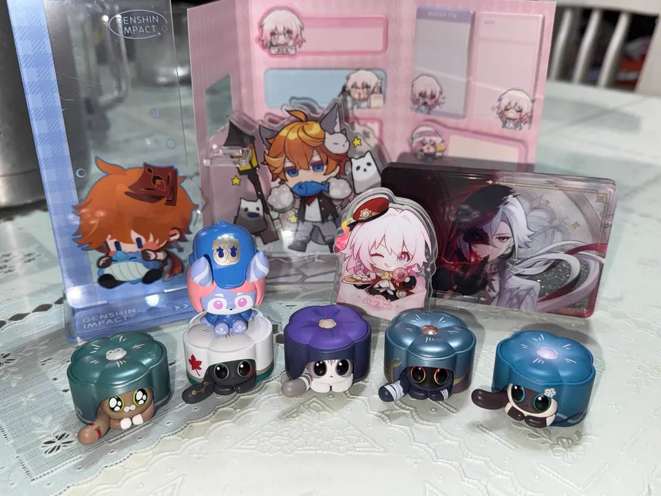 Genshin Impact Q-Style Sticky Memo Standee – Zhongli