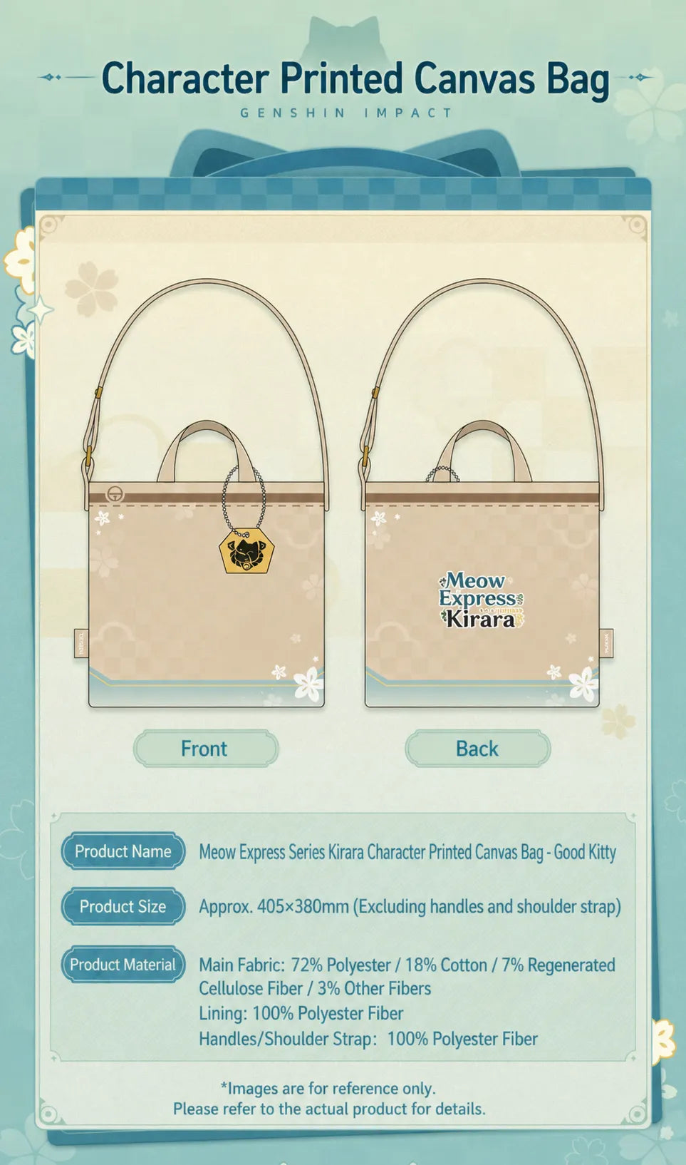 Genshin Impact Meow Express Series Kirara merchandise lineup details
