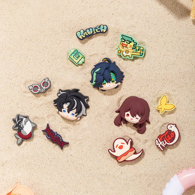 Genshin Impact Midsummer Party clogs and decorative shoe charms