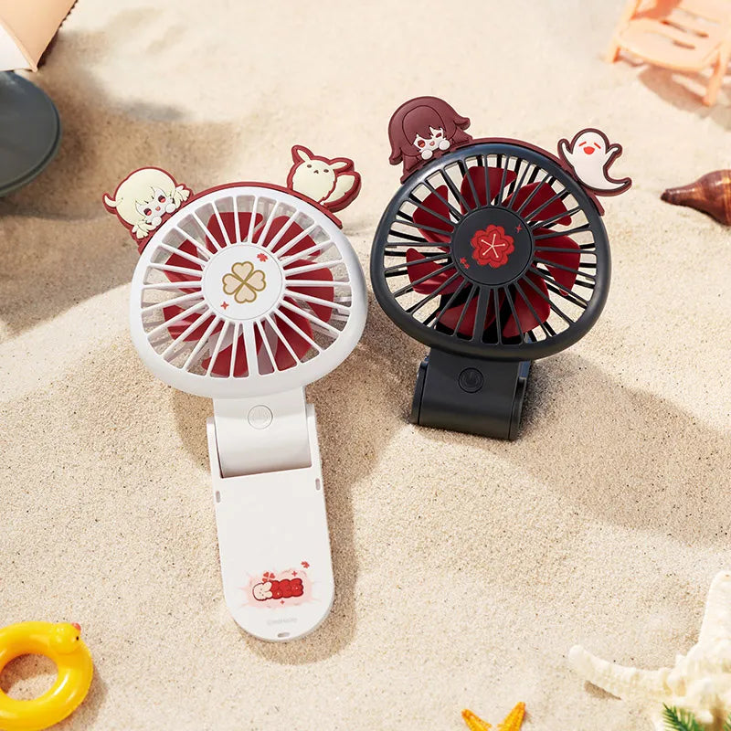 Midsummer Party Series handheld fans with character-themed decorations