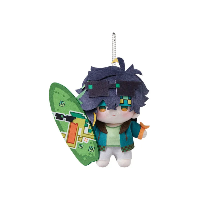 Kinich Midsummer Party Series plush doll with surfboard