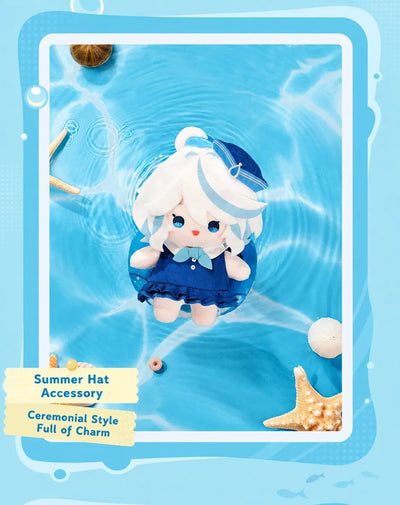 Wriothesley plush doll with surfboard and goggles