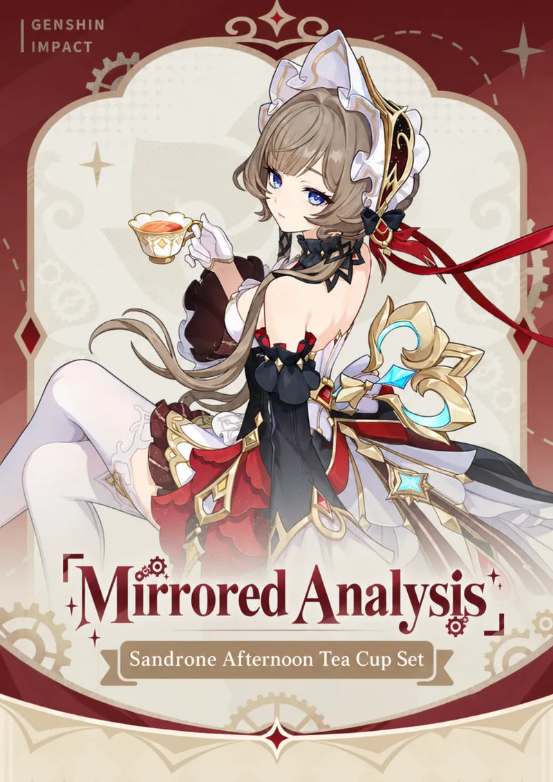 Mirrored Analysis Sandrone tea set product information and dimensions
