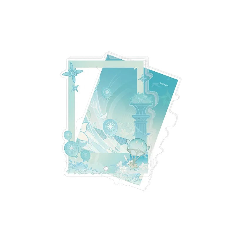Genshin Impact Mondstadt Acrylic Display Frame with themed regional design