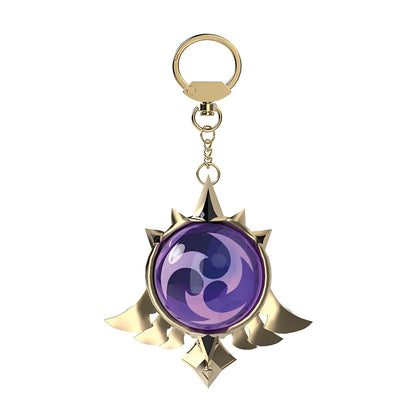 Genshin Impact Mondstadt Electro vision keychain lightning element accessory