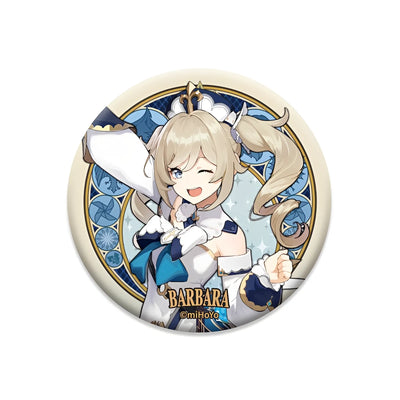 Genshin Impact Mondstadt Series Barbara character badge 75mm tinplate anime pin