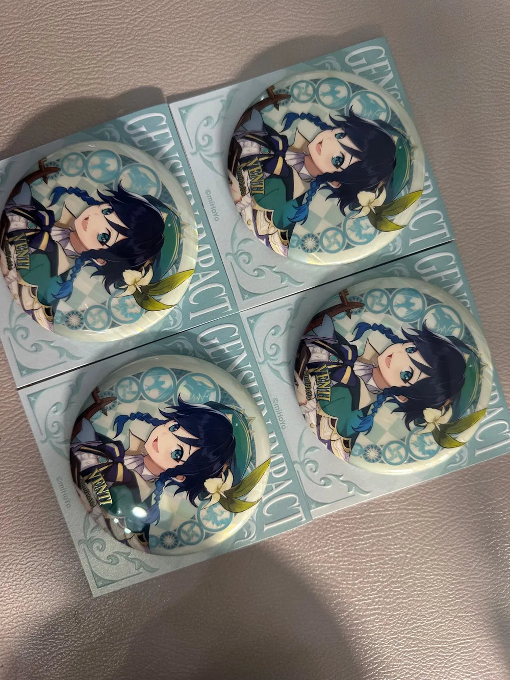 Genshin Impact Mondstadt Series Character Badges – Upgraded Edition