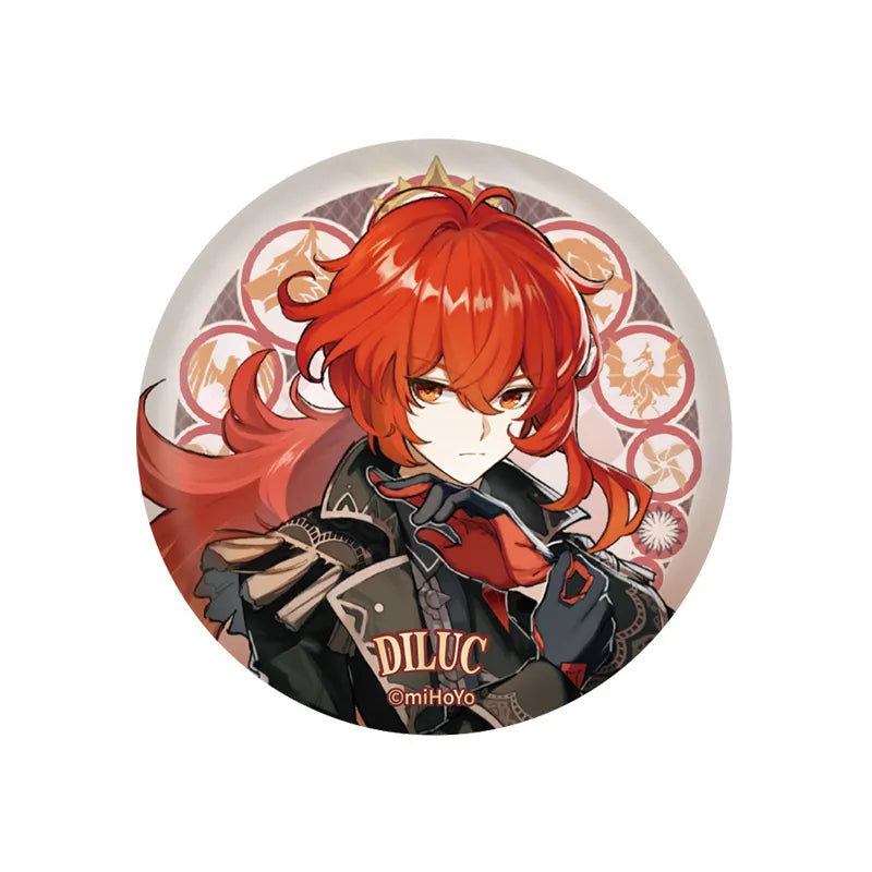Genshin Impact Mondstadt Series Diluc character badge