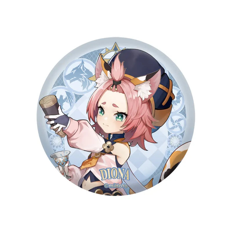 Genshin Impact Mondstadt Series Diona character badge
