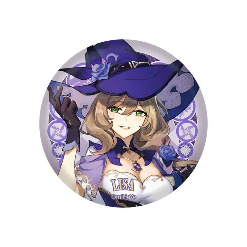 Genshin Impact Mondstadt Series Lisa character badge