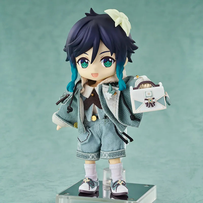 Venti Nendoroid Doll figure with Cecilia flower hair accessory and fabric clothing