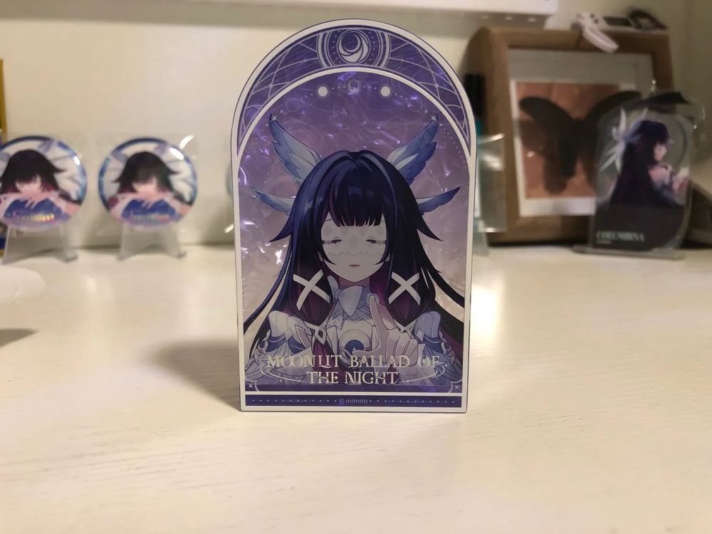 Genshin Impact Moonlit Ballad of The Night Series Thick Acrylic Stand